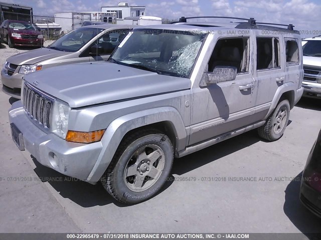 1J8HG48P87C595771 - 2007 JEEP COMMANDER Gümüş foto 2