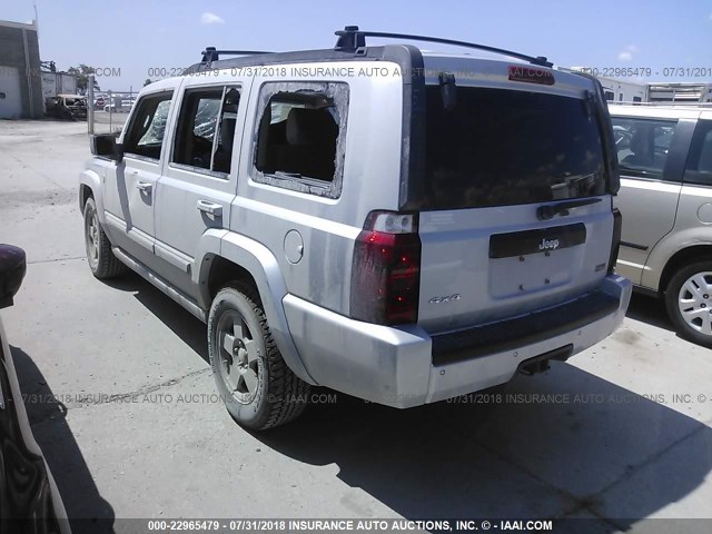 1J8HG48P87C595771 - 2007 JEEP COMMANDER Gümüş foto 3