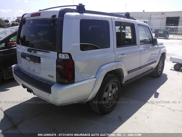 1J8HG48P87C595771 - 2007 JEEP COMMANDER Gümüş foto 4