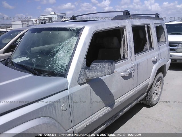 1J8HG48P87C595771 - 2007 JEEP COMMANDER Gümüş foto 6