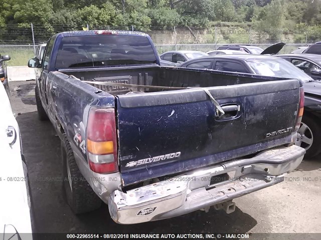 1GCGK29UXYE325957 - 2000 CHEVROLET SILVERADO K2500 BLUE photo 3