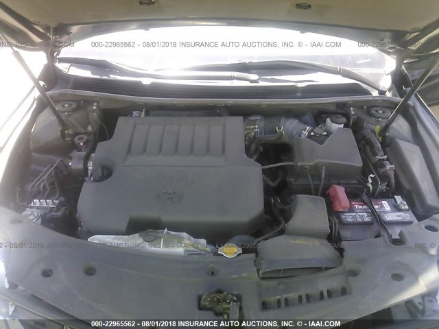 4T1BK1EB1EU096431 - 2014 TOYOTA AVALON PREMIUM/TOURING/LIMITED BLACK photo 10