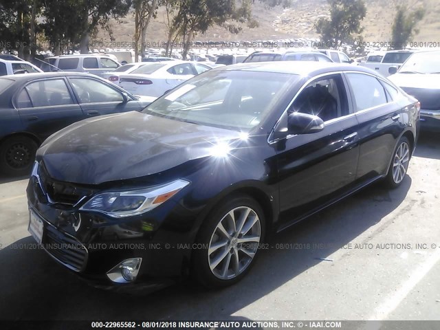 4T1BK1EB1EU096431 - 2014 TOYOTA AVALON PREMIUM/TOURING/LIMITED BLACK photo 2