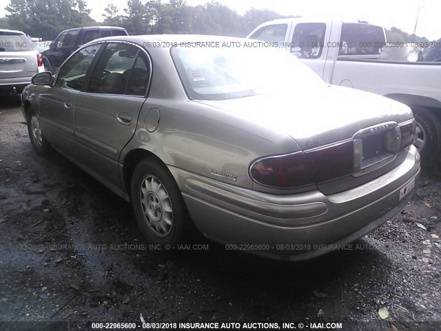 1G4HR54K6YU249887 - 2000 BUICK LESABRE LIMITED BEIGE photo 3