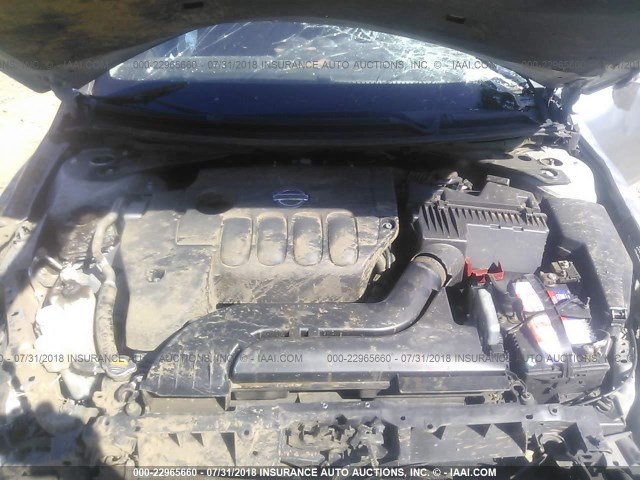 1N4AL24E58C271309 - 2008 NISSAN ALTIMA 2.5S SILVER photo 10