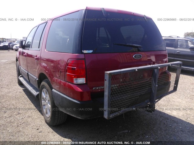 1FMRU15WX3LA10449 - 2003 FORD EXPEDITION XLT RED photo 3