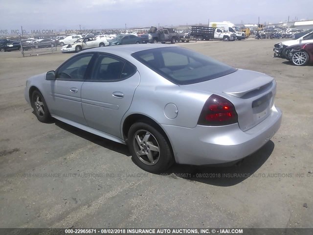 2G2WS522241375371 - 2004 PONTIAC GRAND PRIX GT2 SILVER photo 3