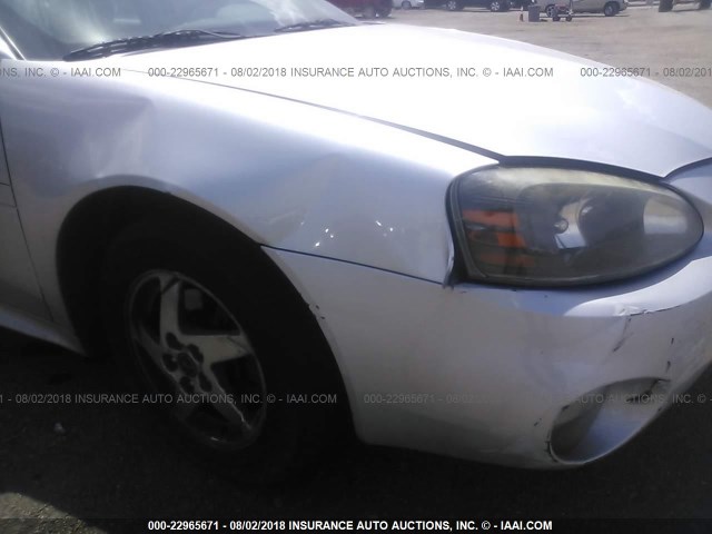 2G2WS522241375371 - 2004 PONTIAC GRAND PRIX GT2 ვერცხლისფერი ფოტო 6