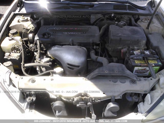 4T1BE30K66U137146 - 2006 TOYOTA CAMRY LE/XLE/SE 金色 照片 10