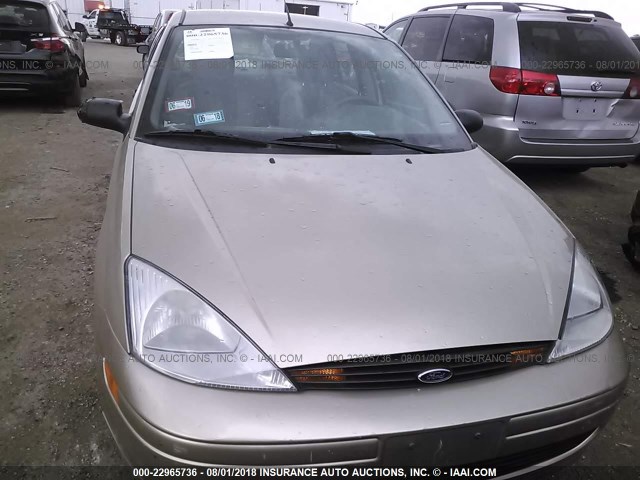 1FAFP34P91W344218 - 2001 FORD FOCUS SE/SE COMFORT GOLD photo 6