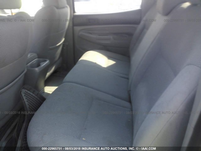 5TELU42N06Z160826 - 2006 TOYOTA TACOMA DOUBLE CAB ბურგუნდია ფოტო 8