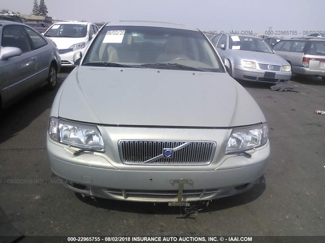 YV1TS92D921258682 - 2002 VOLVO S80 SILVER photo 6