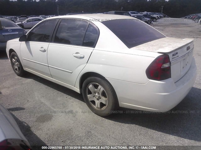 1G1ZU54874F102268 - 2004 CHEVROLET MALIBU LT WHITE photo 3