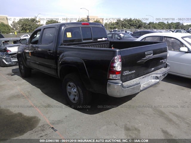 5TFJX4GN6DX024499 - 2013 TOYOTA TACOMA DOUBLE CAB შავი ფოტო 3