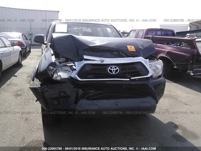 5TFJX4GN6DX024499 - 2013 TOYOTA TACOMA DOUBLE CAB შავი ფოტო 6