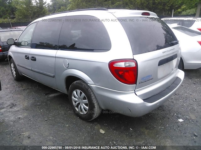 1D4GP24R06B715858 - 2006 DODGE GRAND CARAVAN SE SILVER photo 3