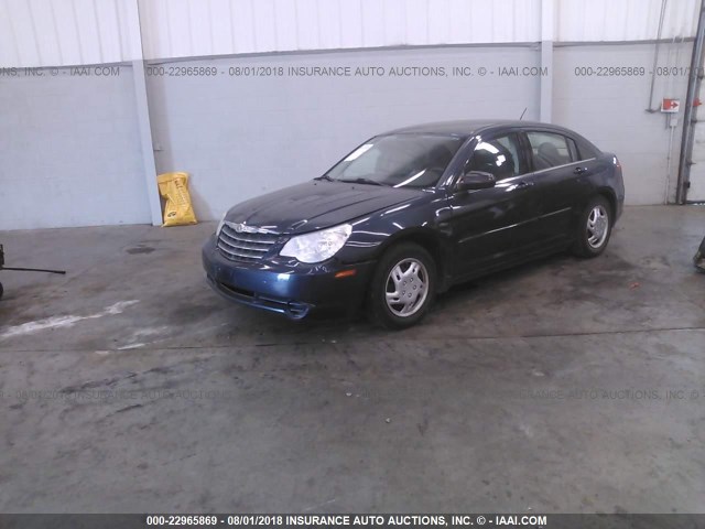 1C3LC46K97N668630 - 2007 CHRYSLER SEBRING BLUE photo 2