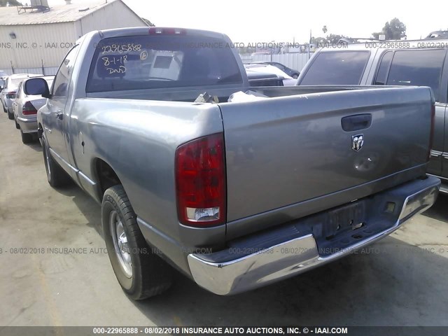 1D7HA16K65J547568 - 2005 DODGE RAM 1500 ST SILVER photo 3