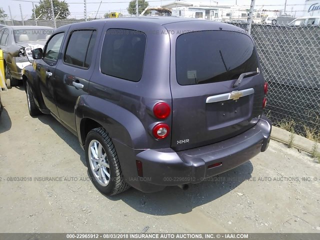 3GNDA13D86S504484 - 2006 CHEVROLET HHR LS PURPLE photo 3