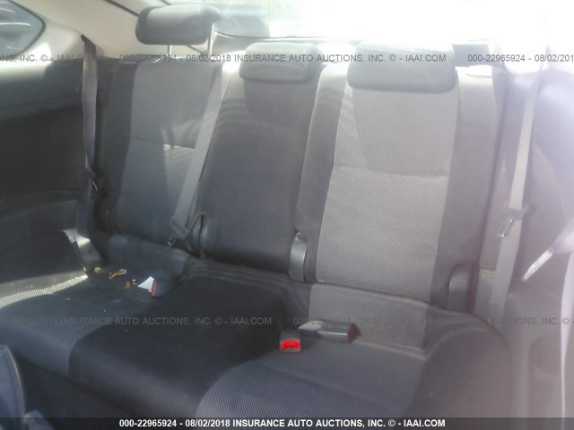 JTKDE167080241381 - 2008 TOYOTA SCION TC 银色 照片 8