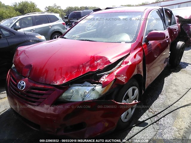 4T1BE46K99U327525 - 2009 TOYOTA CAMRY SE/LE/XLE წითელი ფოტო 2