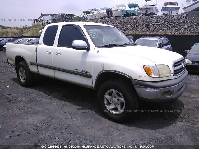 5TBBT44171S210709 - 2001 TOYOTA TUNDRA ACCESS CAB/ACCESS CAB SR5 WHITE photo 1