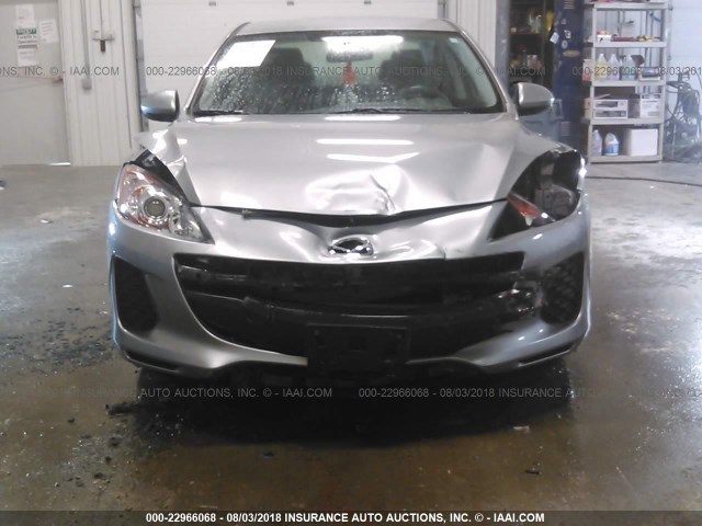 JM1BL1TF2D1829061 - 2013 MAZDA 3 I SILVER photo 6