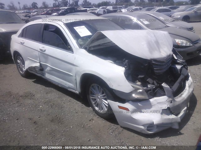 1C3LC56K57N651216 - 2007 CHRYSLER SEBRING TOURING WHITE photo 1