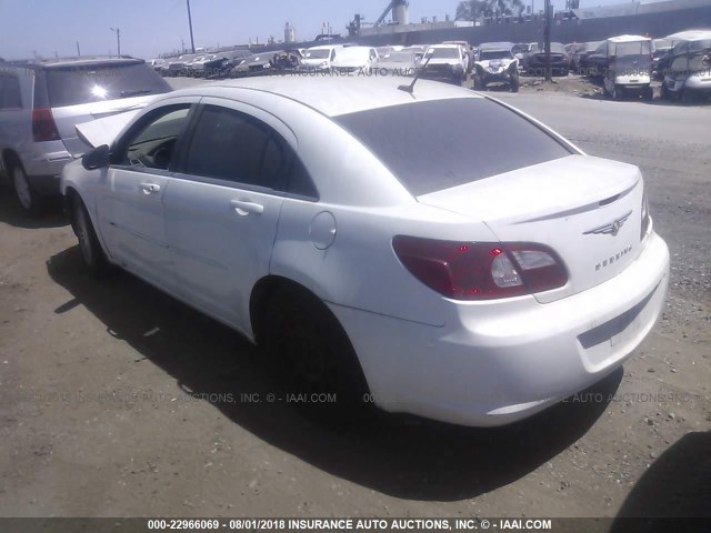 1C3LC56K57N651216 - 2007 CHRYSLER SEBRING TOURING WHITE photo 3