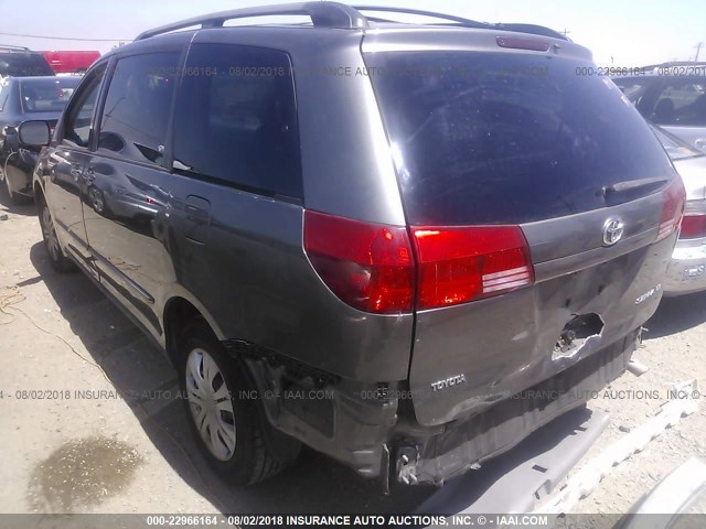 5TDZA23C85S264318 - 2005 TOYOTA SIENNA CE/LE GRAY photo 3