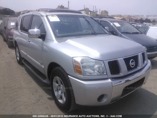 5N1AA08A86N736917 - 2006 NISSAN ARMADA SE/LE SILVER photo 1