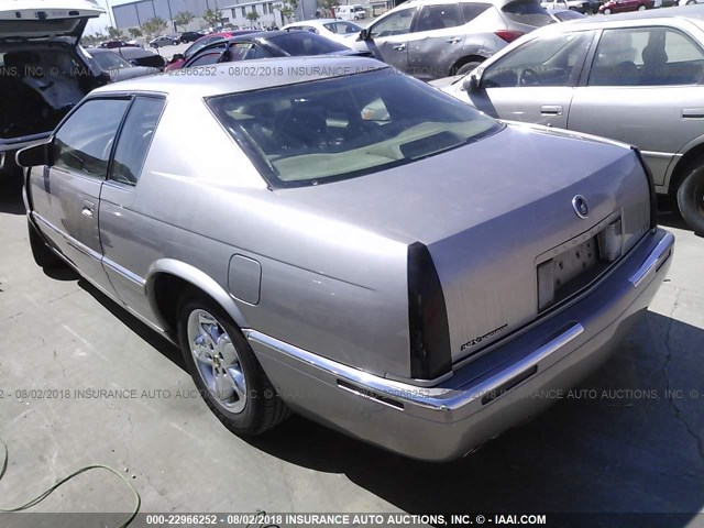 1G6ET1291TU609256 - 1996 CADILLAC ELDORADO TOURING TURQUOISE photo 3