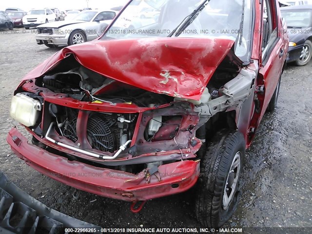 2CNBE18C7X6908165 - 1999 CHEVROLET TRACKER RED photo 6