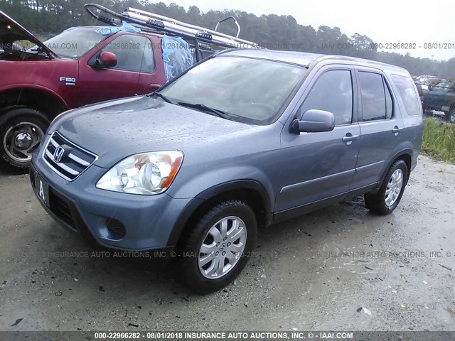 SHSRD78905U341374 - 2005 HONDA CR-V SE/EX GRAY photo 2