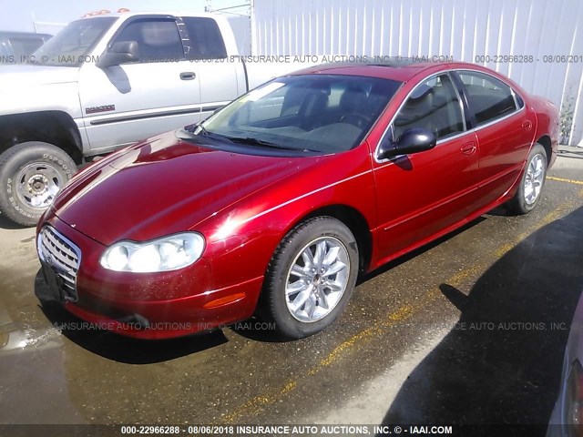 2C3HD56G34H616810 - 2004 CHRYSLER CONCORDE LIMITED RED photo 2