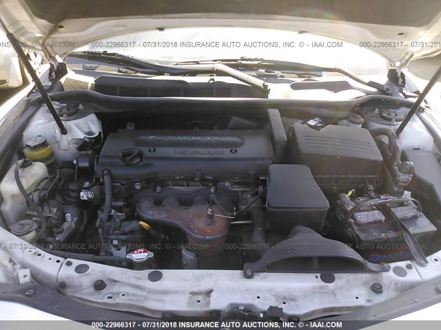 4T1BE46K77U714152 - 2007 TOYOTA CAMRY NEW GENERAT CE/LE/XLE/SE WHITE photo 10