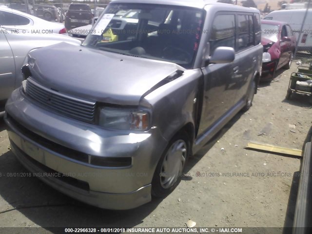 JTLKT324864113783 - 2006 TOYOTA SCION XB Grau Foto 2