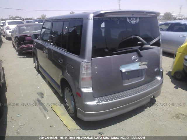 JTLKT324864113783 - 2006 TOYOTA SCION XB Grau Foto 3