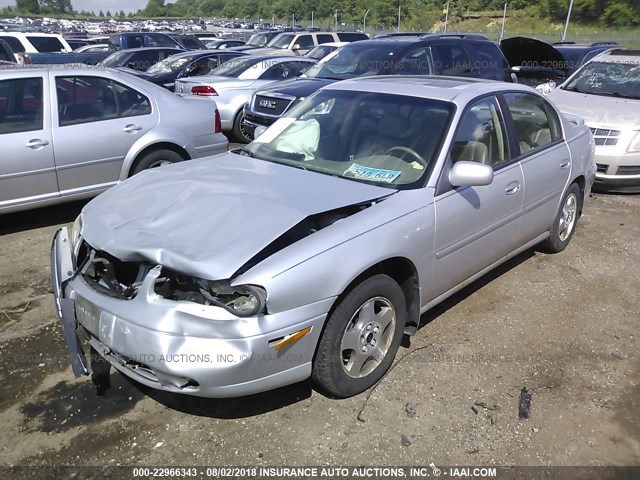 1G1NE52J82M592682 - 2002 CHEVROLET MALIBU LS SILVER photo 2