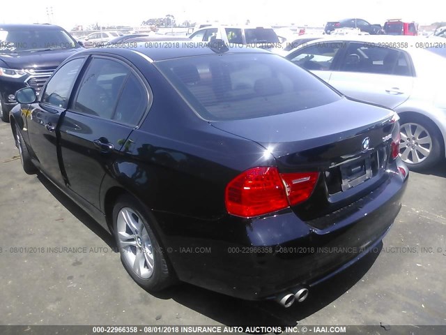 WBAPH53579A434495 - 2009 BMW 328 I SULEV BLACK photo 3