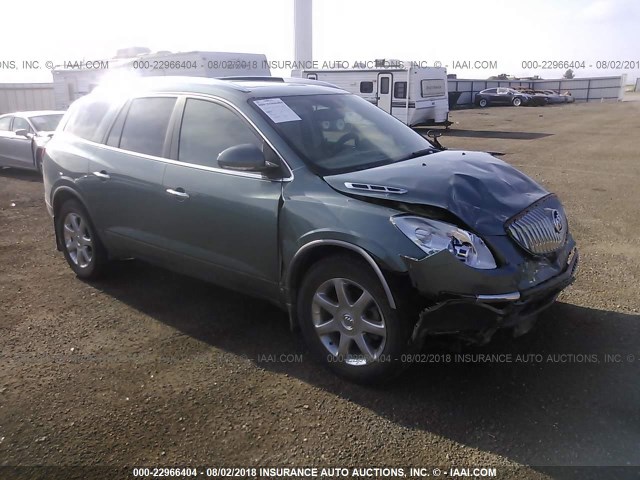 5GAEV23D69J201220 - 2009 BUICK ENCLAVE CXL GREEN photo 1