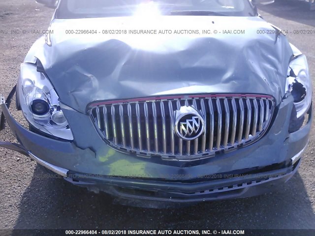 5GAEV23D69J201220 - 2009 BUICK ENCLAVE CXL GREEN photo 6