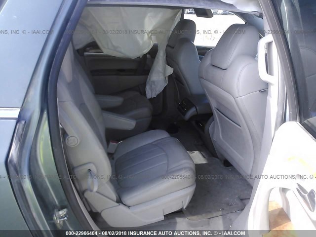 5GAEV23D69J201220 - 2009 BUICK ENCLAVE CXL 绿色 照片 8