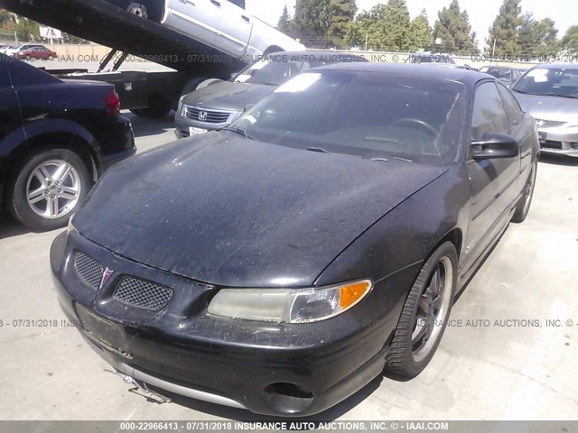1G2WR1212XF354058 - 1999 PONTIAC GRAND PRIX GTP BLACK photo 2