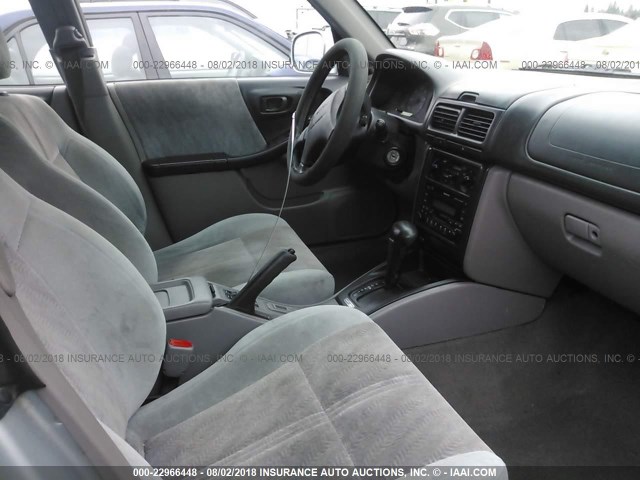 JF1SF65692H709639 - 2002 SUBARU FORESTER S SILVER photo 5