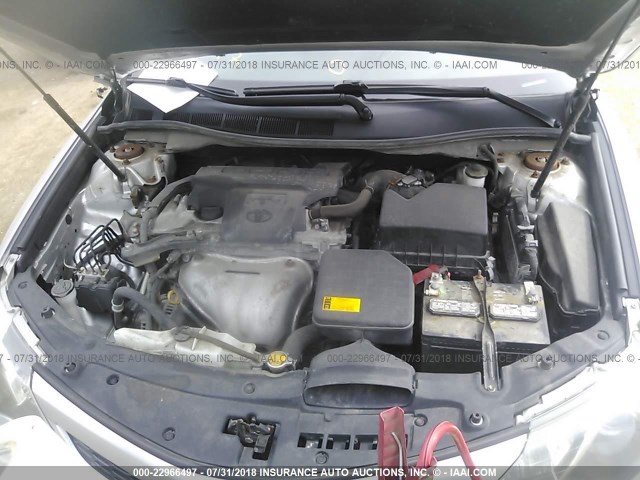 4T1BF1FK1DU701419 - 2013 TOYOTA CAMRY L/SE/LE/XLE 银色 照片 10