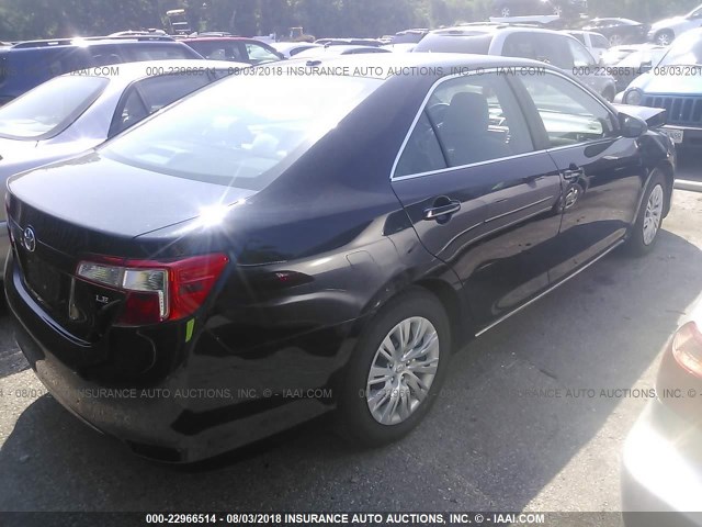 4T4BF1FK2ER396049 - 2014 TOYOTA CAMRY L/SE/LE/XLE შავი ფოტო 4