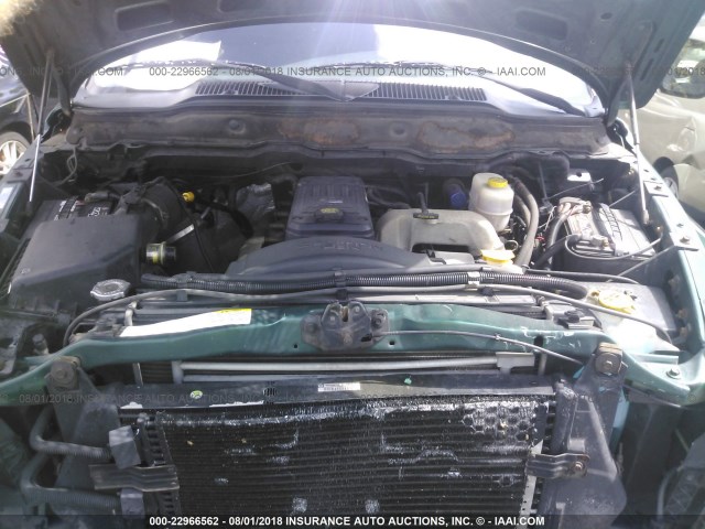 3D7KU286X3G724091 - 2003 DODGE RAM 2500 ST/SLT 绿色 照片 10