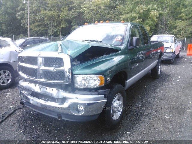 3D7KU286X3G724091 - 2003 DODGE RAM 2500 ST/SLT 绿色 照片 2
