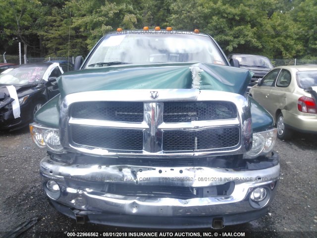 3D7KU286X3G724091 - 2003 DODGE RAM 2500 ST/SLT GREEN photo 6